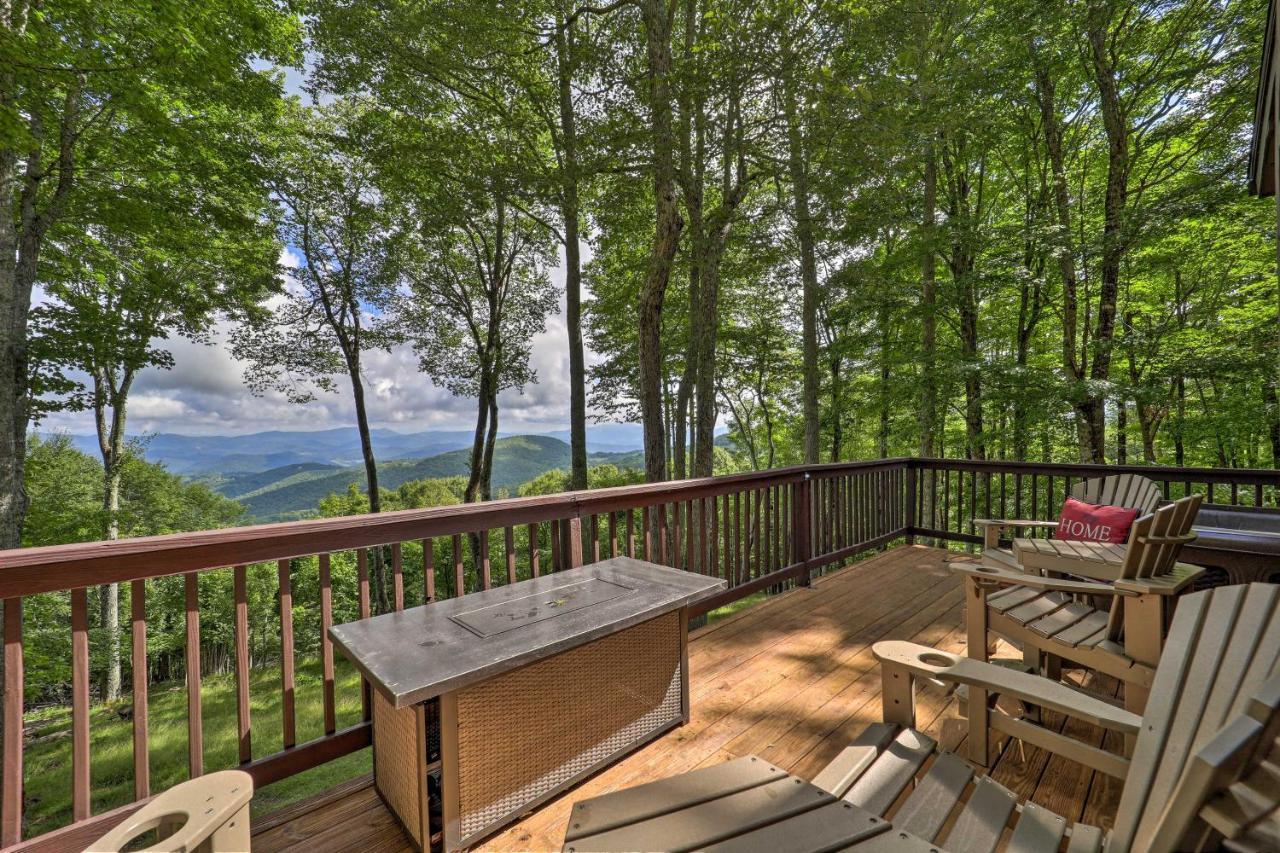 Beech Mountain Cabin Retreat With Hot Tub And Views! Extérieur photo