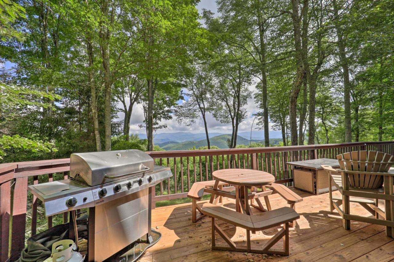 Beech Mountain Cabin Retreat With Hot Tub And Views! Extérieur photo