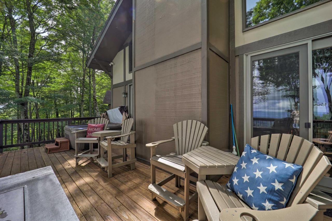 Beech Mountain Cabin Retreat With Hot Tub And Views! Extérieur photo