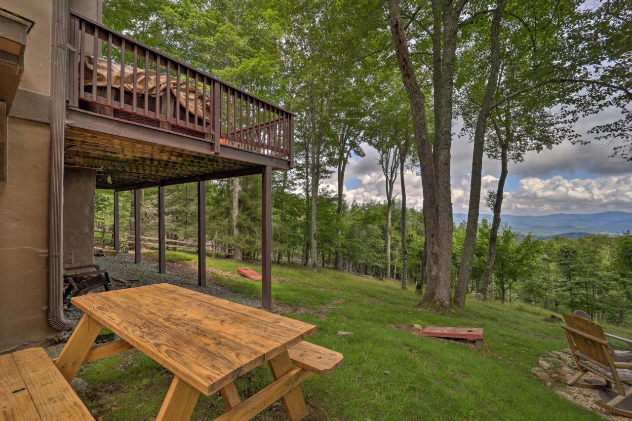 Beech Mountain Cabin Retreat With Hot Tub And Views! Extérieur photo