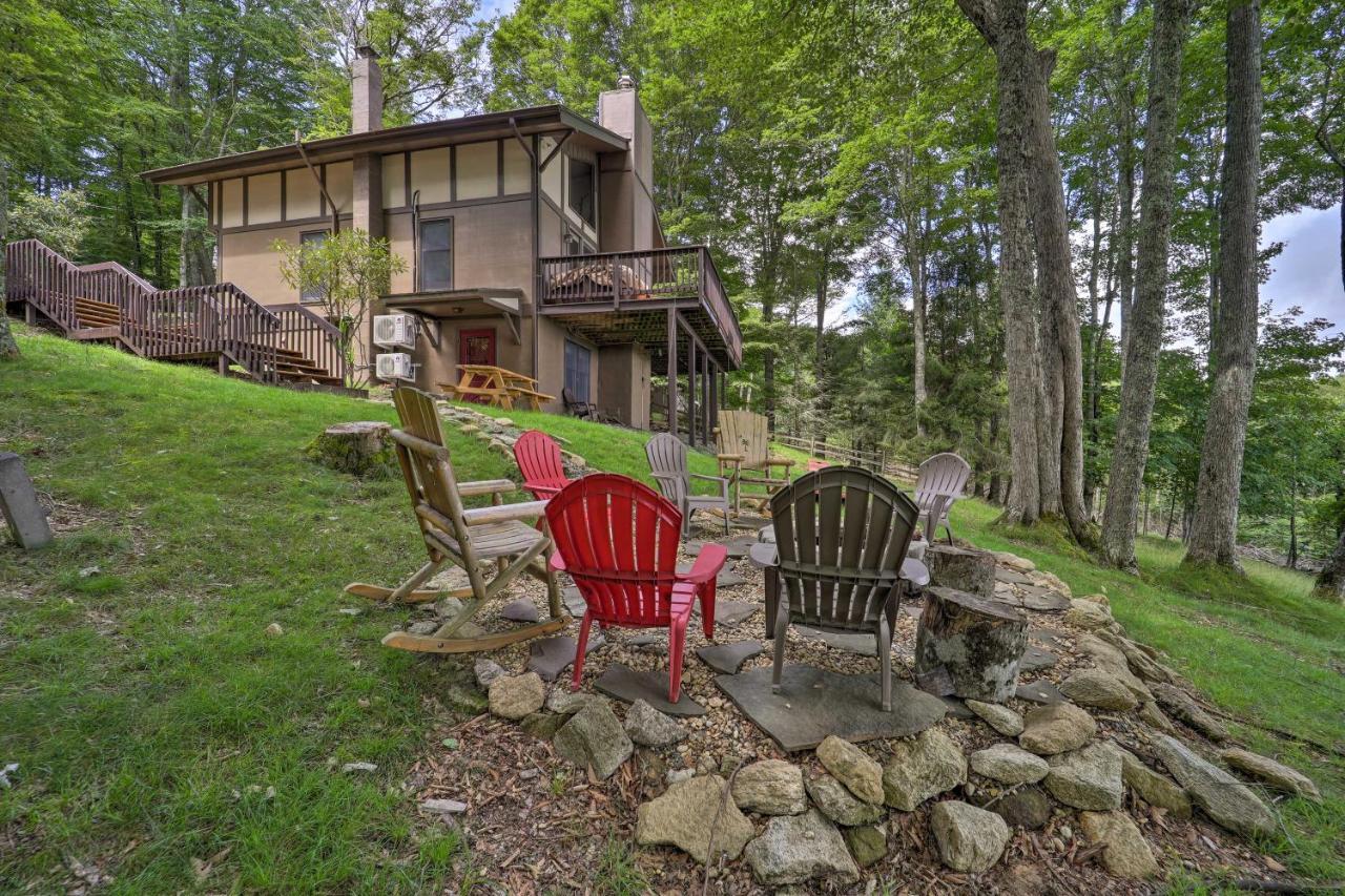 Beech Mountain Cabin Retreat With Hot Tub And Views! Extérieur photo